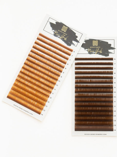 Mink lashes Light Brown