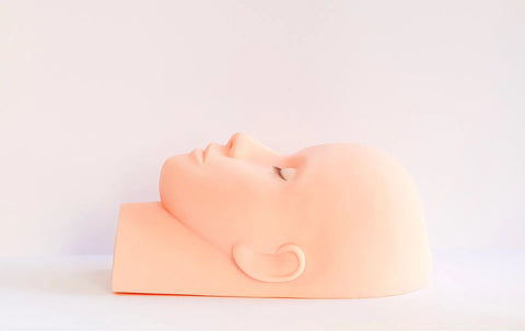Full face lash mannequin