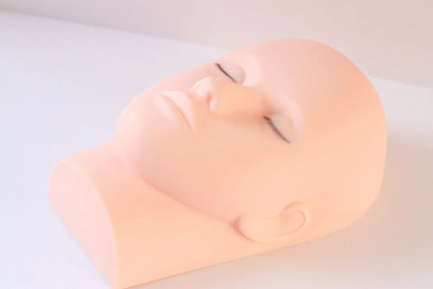 Full face lash mannequin